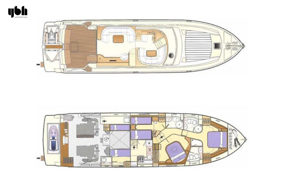 1998 Ferretti Yachts 620